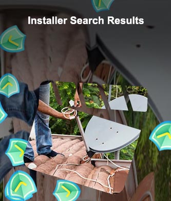 Independent satellite dish installer